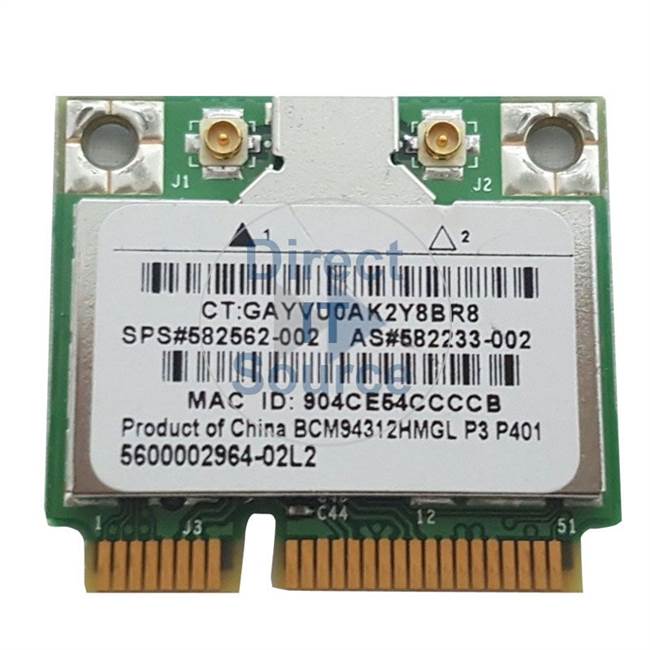 Hp 5562 002 802 11b G Broadcom 4312g Wlan Module