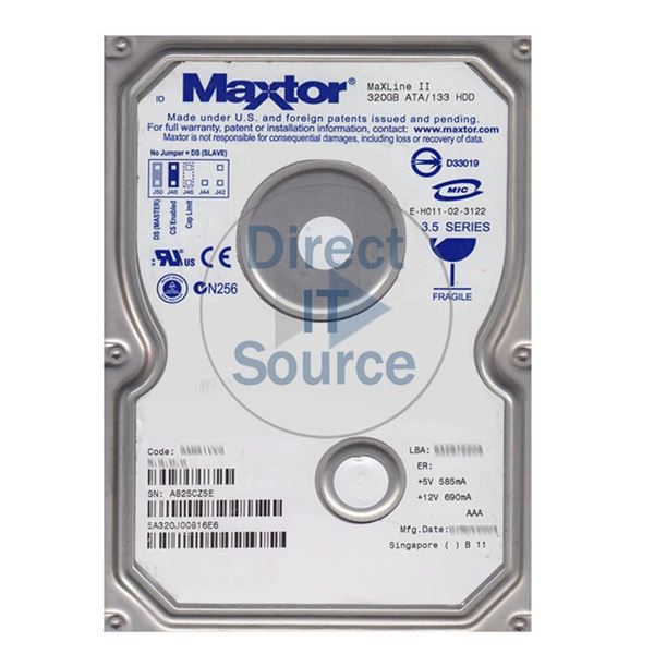 Maxtor 5A320J0-0816E6 - 320GB 5.4K ATA/133 3.5