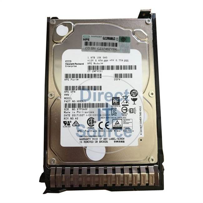 HP 872483-008 - 1.8TB 10K SAS 2.5 Hard Drive