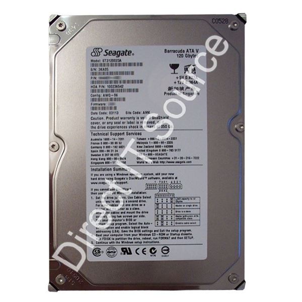 Seagate ST3120023A - 120GB 7.2K ATA/100 3.5'' 2MB Cache Hard Drive