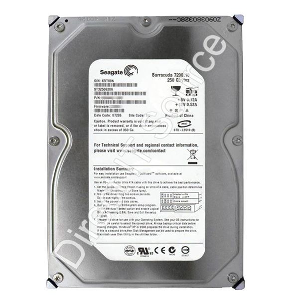 Seagate ST3250620A - 250GB 7.2K Ultra-ATA/100 3.5