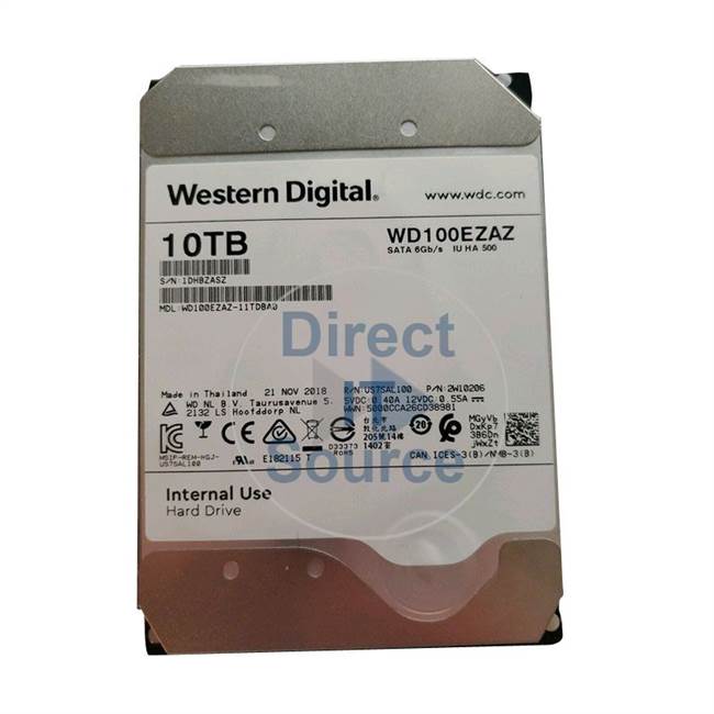 Western Digital WD100EZAZ - 10TB 5.4K SATA 3.5