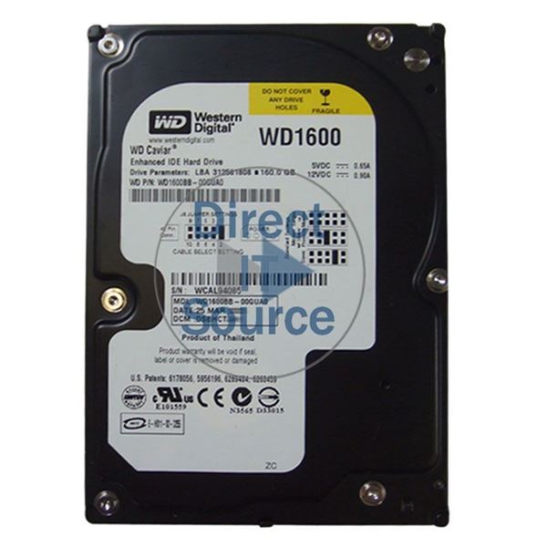 WD WD1600BB-00GUA0 - 160GB 7.2K EIDE 3.5