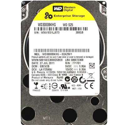 Wd Wd3000bkhg 300gb rpm Sas 6gbps 2 5 32mb Cache Hdd